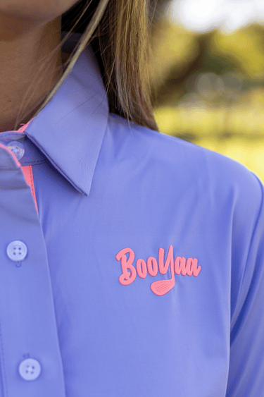 Ladies BooYaa Golf Shirt - LAVENDER
