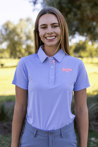 Ladies BooYaa Golf Shirt - LAVENDER