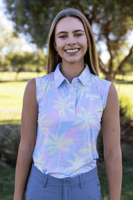 Ladies Sleeveless Golf Shirt - LADY LULU