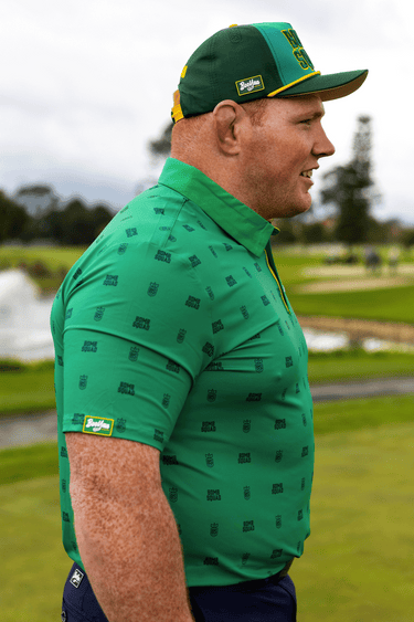 GREEN MAMBA GOLF SHIRT - BOMB SQUAD by BooYaa Golf