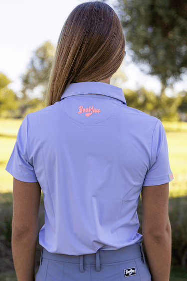 Ladies BooYaa Golf Shirt - LAVENDER