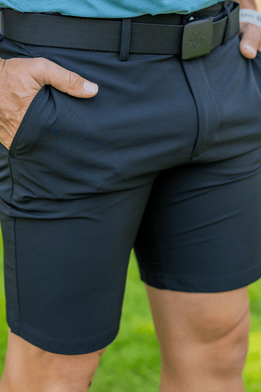 GOLF SHORTS - PREMIUM SHORT PANTS - BLACK