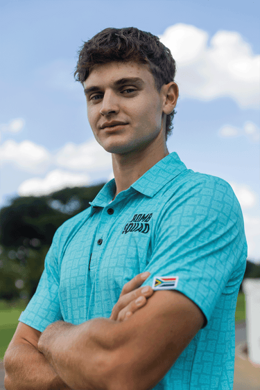 BOMB BLUE GOLF SHIRT - BOMB SQUAD by BooYaa Golf
